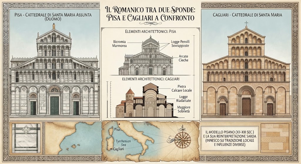 Il Romanico tra due sponde: Pisa e Cagliari a confronto
